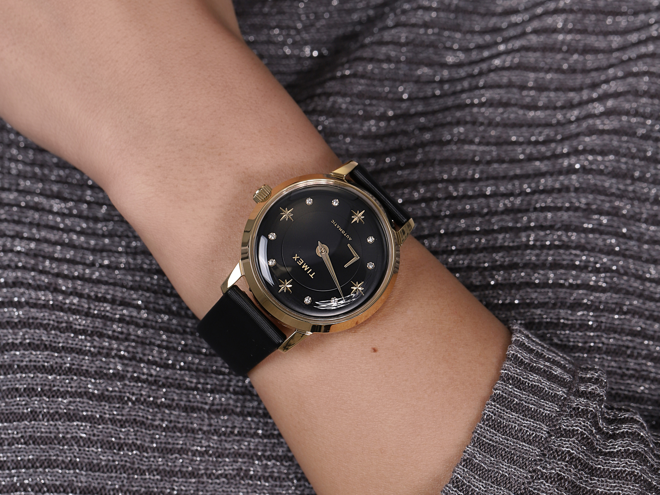 zegarek Timex TW2T86300 Celestial Automatic Celestial Opulence akrylowe - miniatura 4