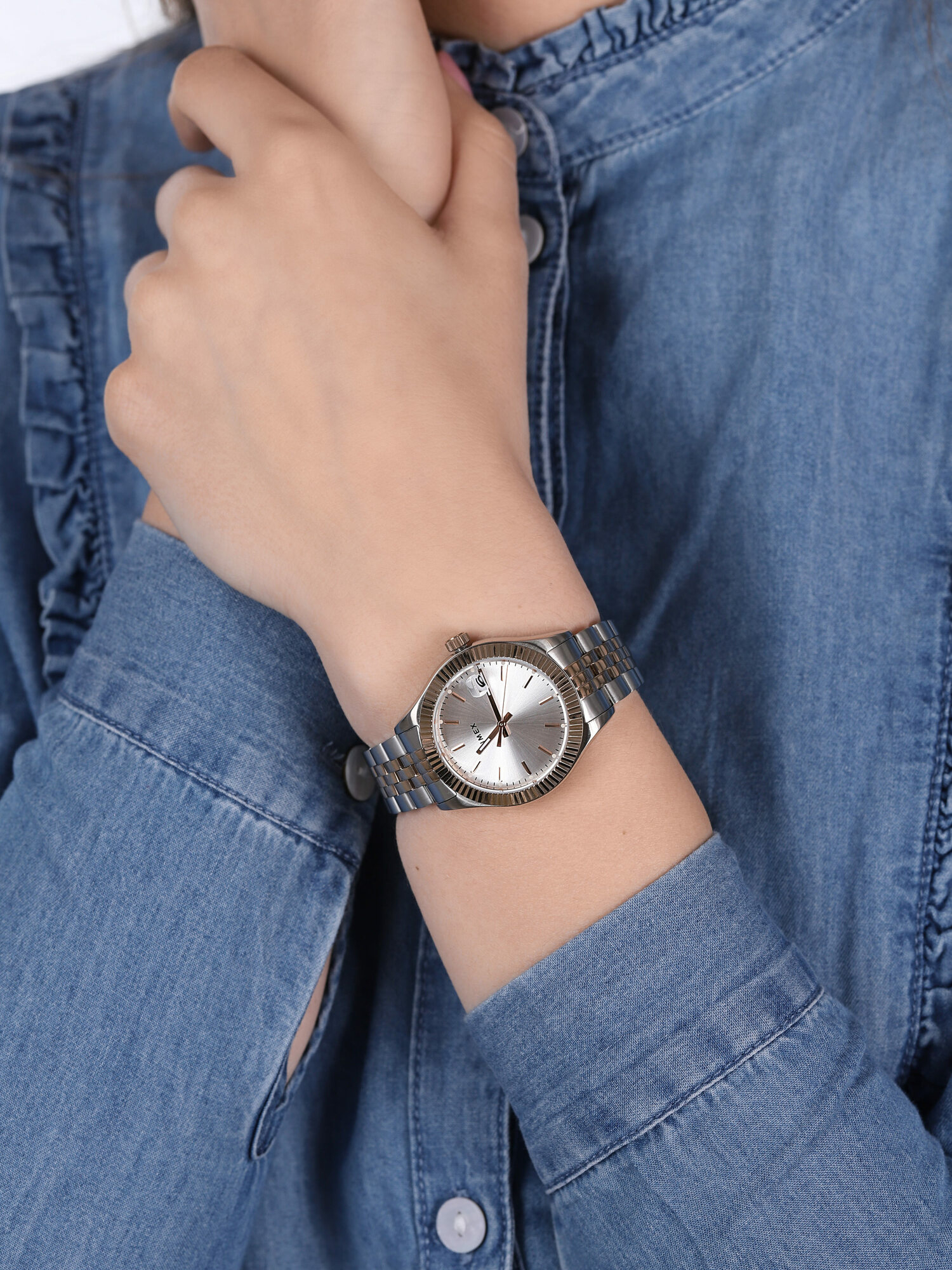 zegarek Timex TW2T87000 The Waterbury Waterbury mineralne - miniatura 3