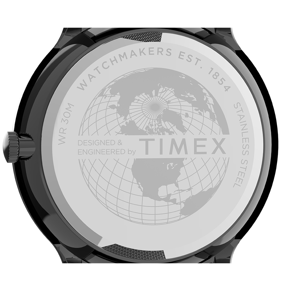 Timex TW2T95200 zegarek szary klasyczny Norway bransoleta - miniatura 5