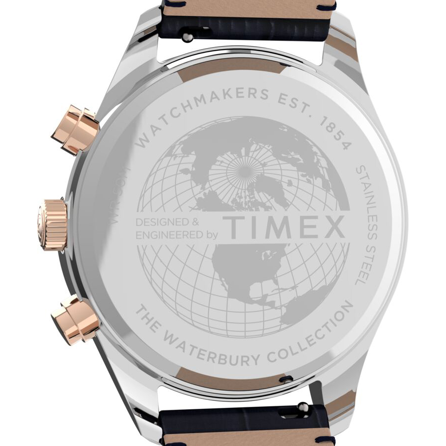 zegarek Timex TW2U04600 srebrny Waterbury - miniatura 7