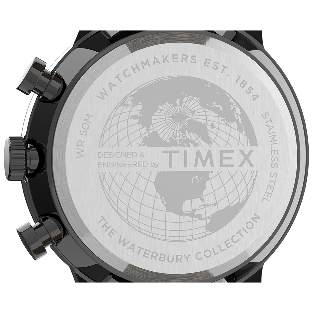 Timex TW2U04900 zegarek szary sportowy Waterbury pasek - miniatura 5