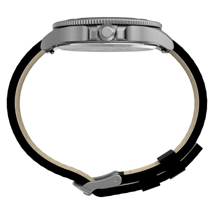 Timex TW2U10700 zegarek srebrny klasyczny Allied pasek - miniatura 5