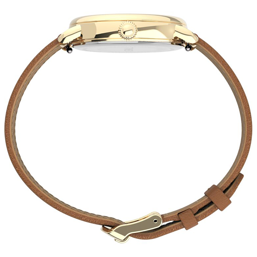 Timex TW2U13300 zegarek złoty klasyczny Standard pasek - miniatura 5