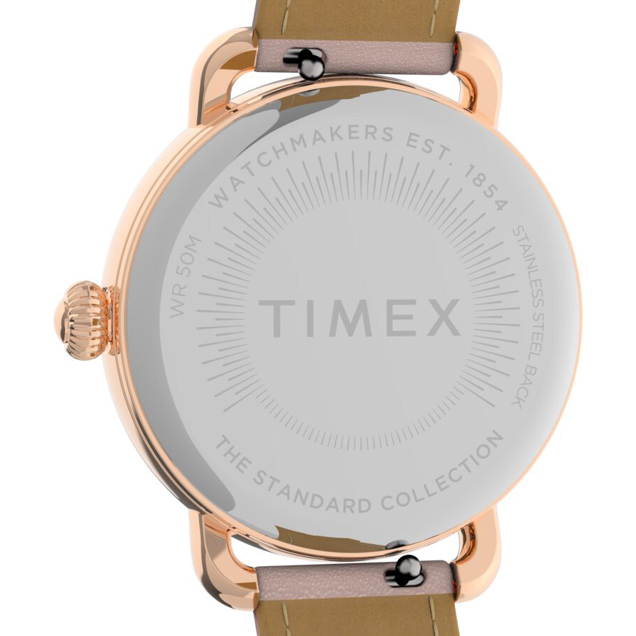 zegarek Timex TW2U13500 różowe złoto Standard - miniatura 7