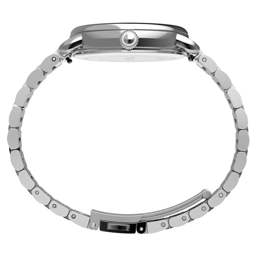 Timex TW2U13700 zegarek srebrny klasyczny Standard bransoleta - miniatura 5