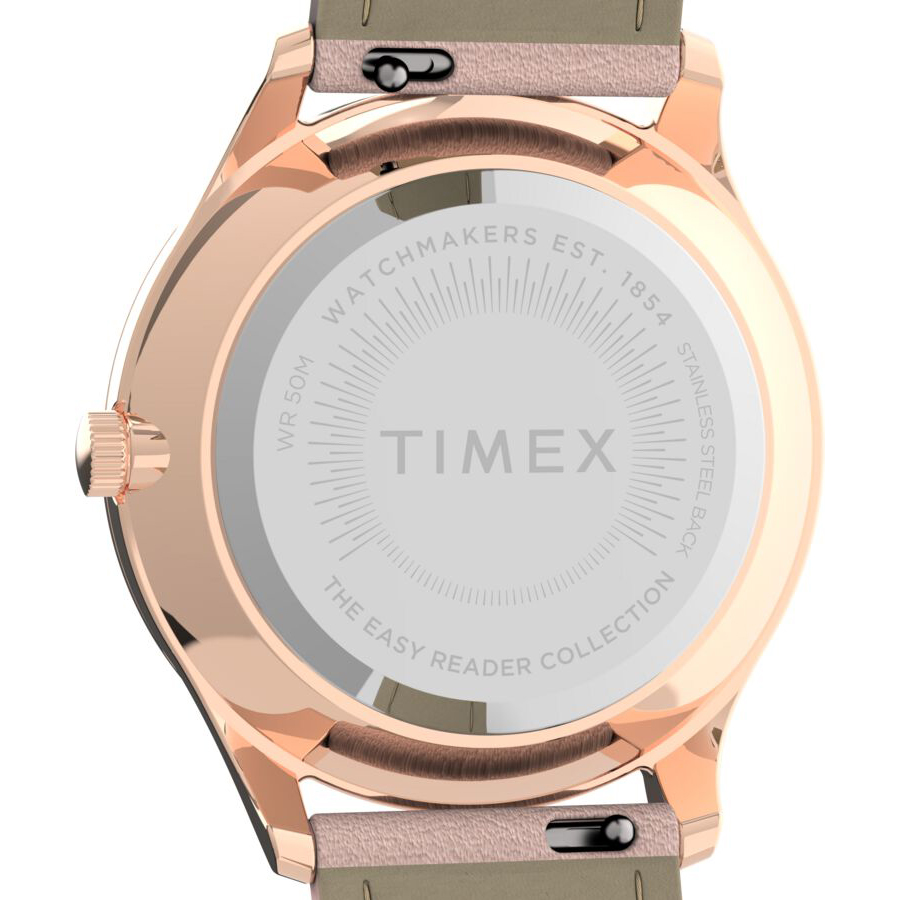 zegarek Timex TW2U22000 złoty Easy Reader - miniatura 7