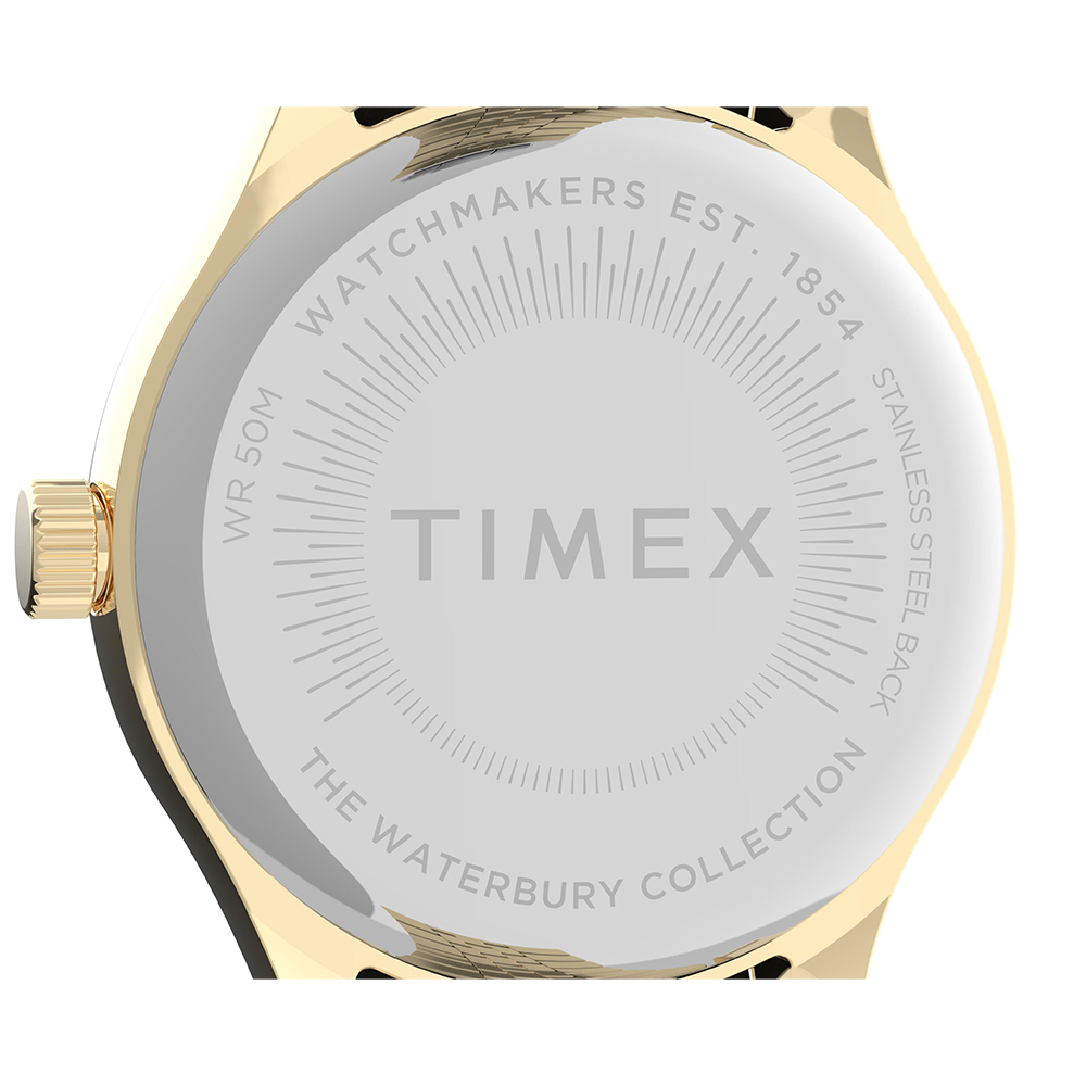 Timex TW2U23200 zegarek złoty klasyczny Waterbury bransoleta - miniatura 9