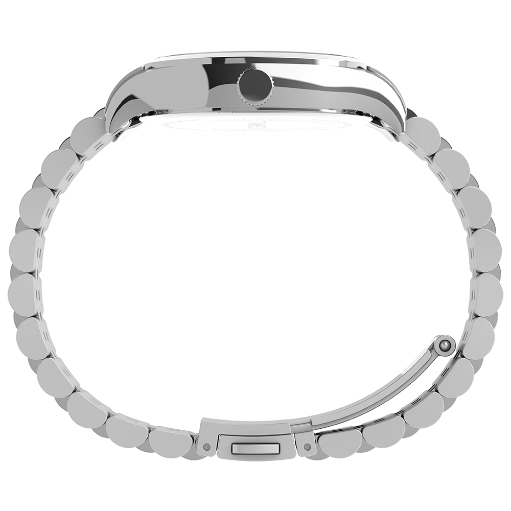Timex TW2U23400 zegarek srebrny klasyczny Waterbury bransoleta - miniatura 5