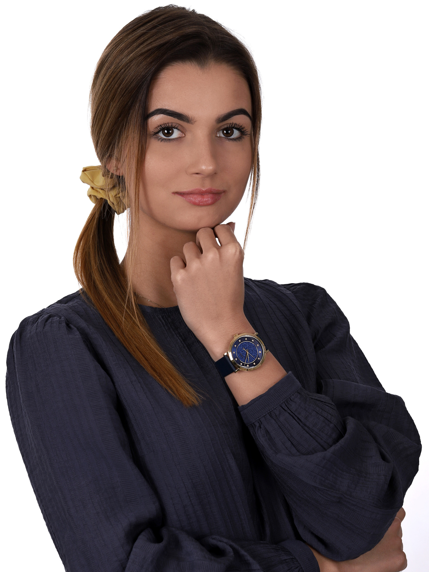 zegarek Timex TW2U41100 złoty Celestial Opulence