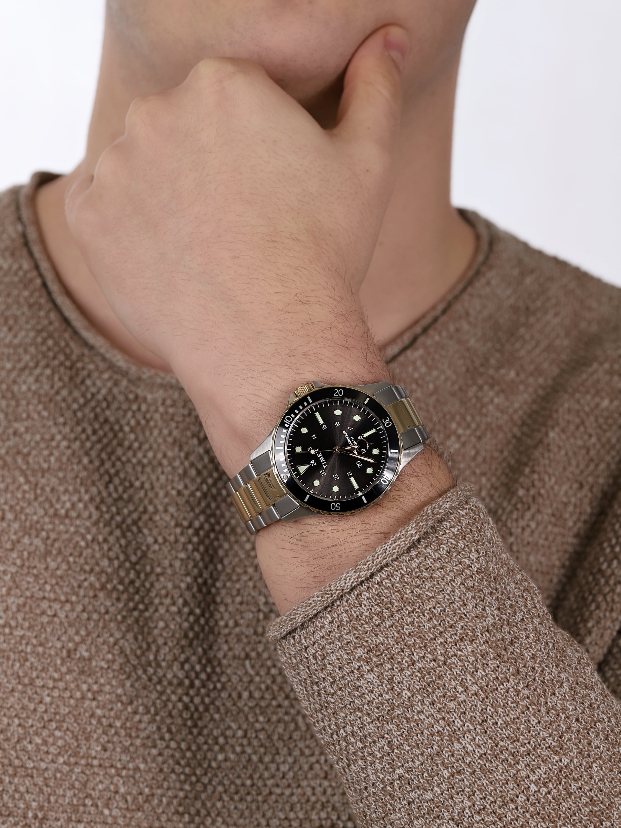 zegarek Timex TW2U55500 srebrny Navi - miniatura 3