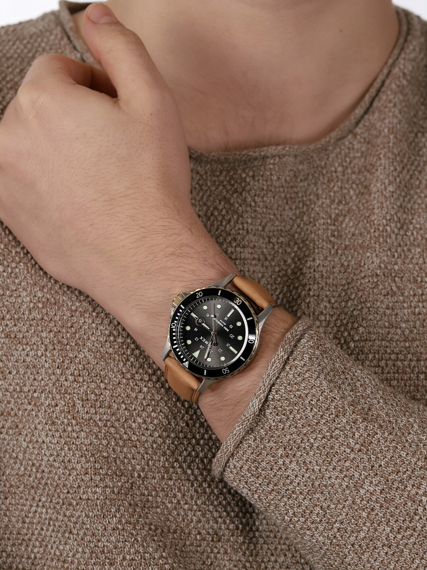 zegarek Timex TW2U55600 srebrny Navi - miniatura 3