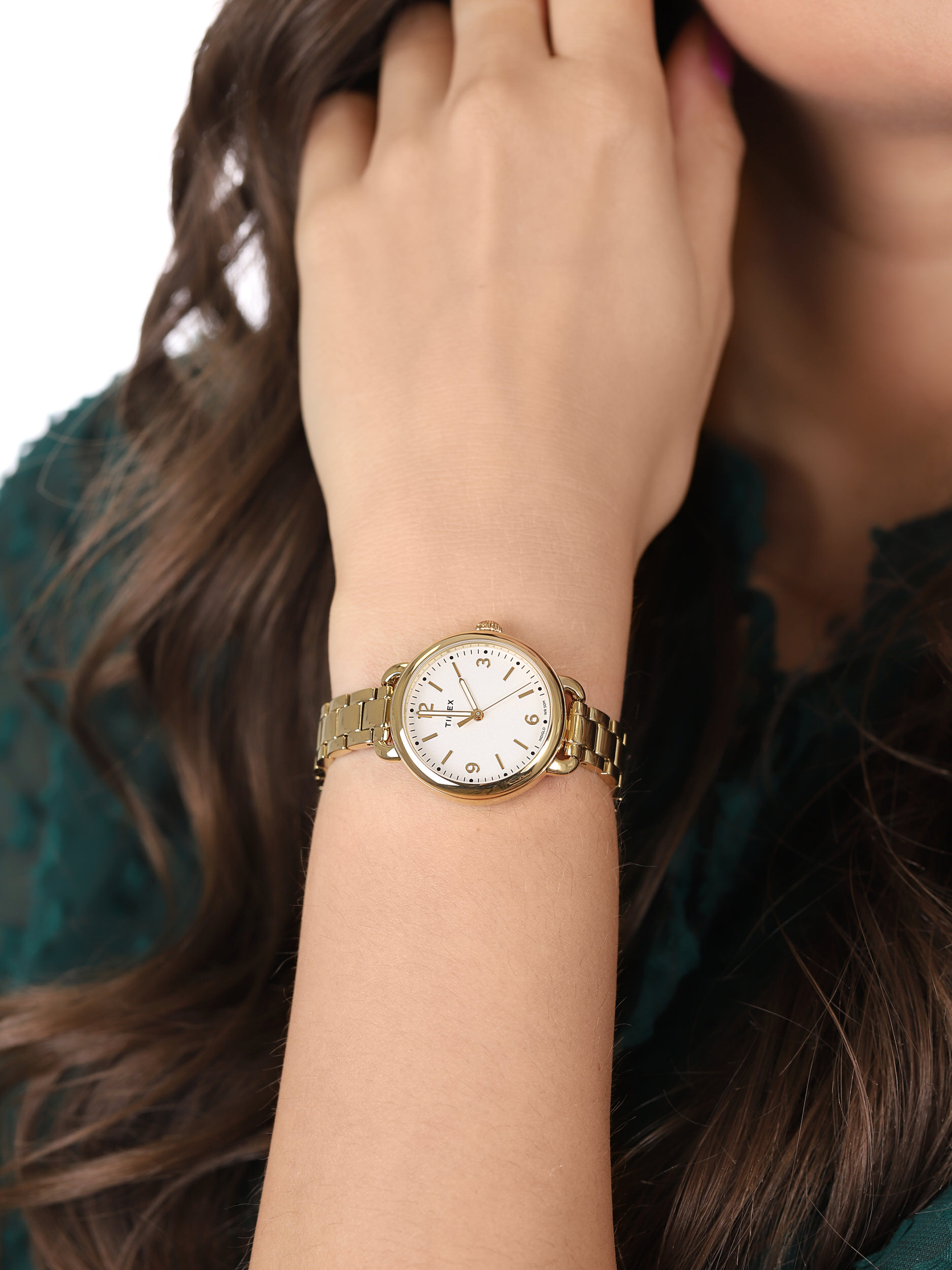 zegarek Timex TW2U60600 złoty Standard - miniatura 3