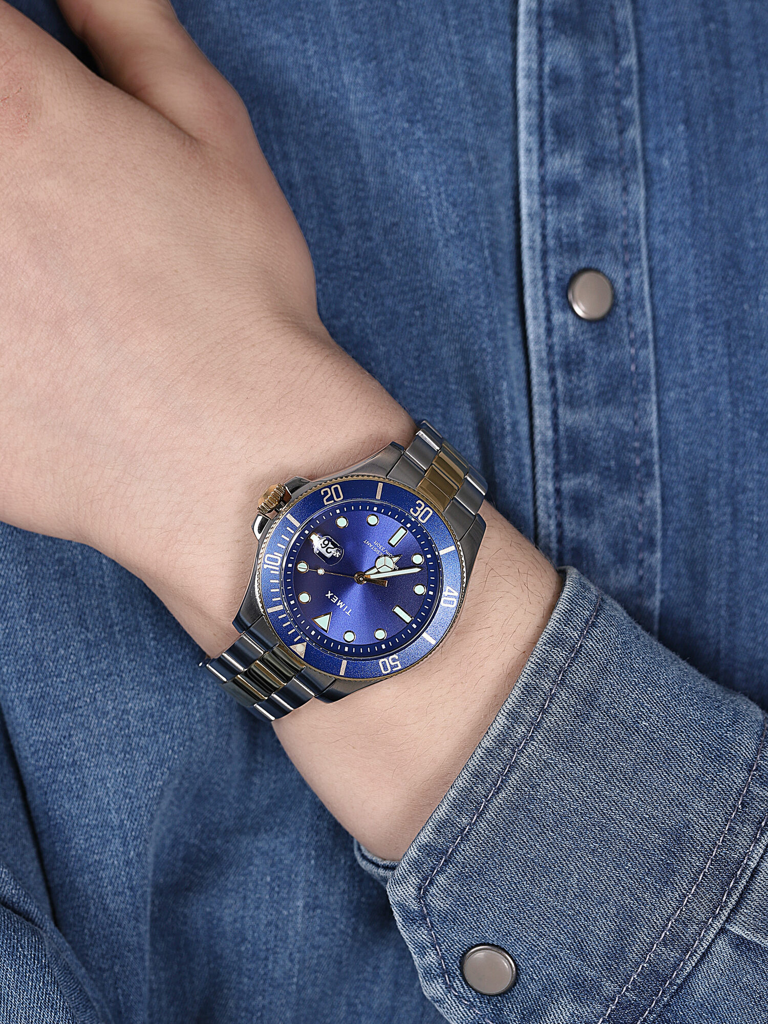 zegarek Timex TW2U71800 srebrny Harborside