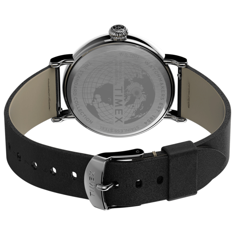 Timex TW2U72300 zegarek srebrny klasyczny Standard pasek - miniatura 5