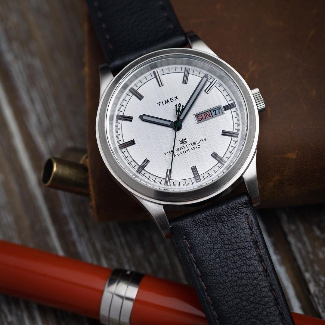 zegarek Timex TW2U83700 automatyczny męski Waterbury Waterbury Automatic - miniatura 6