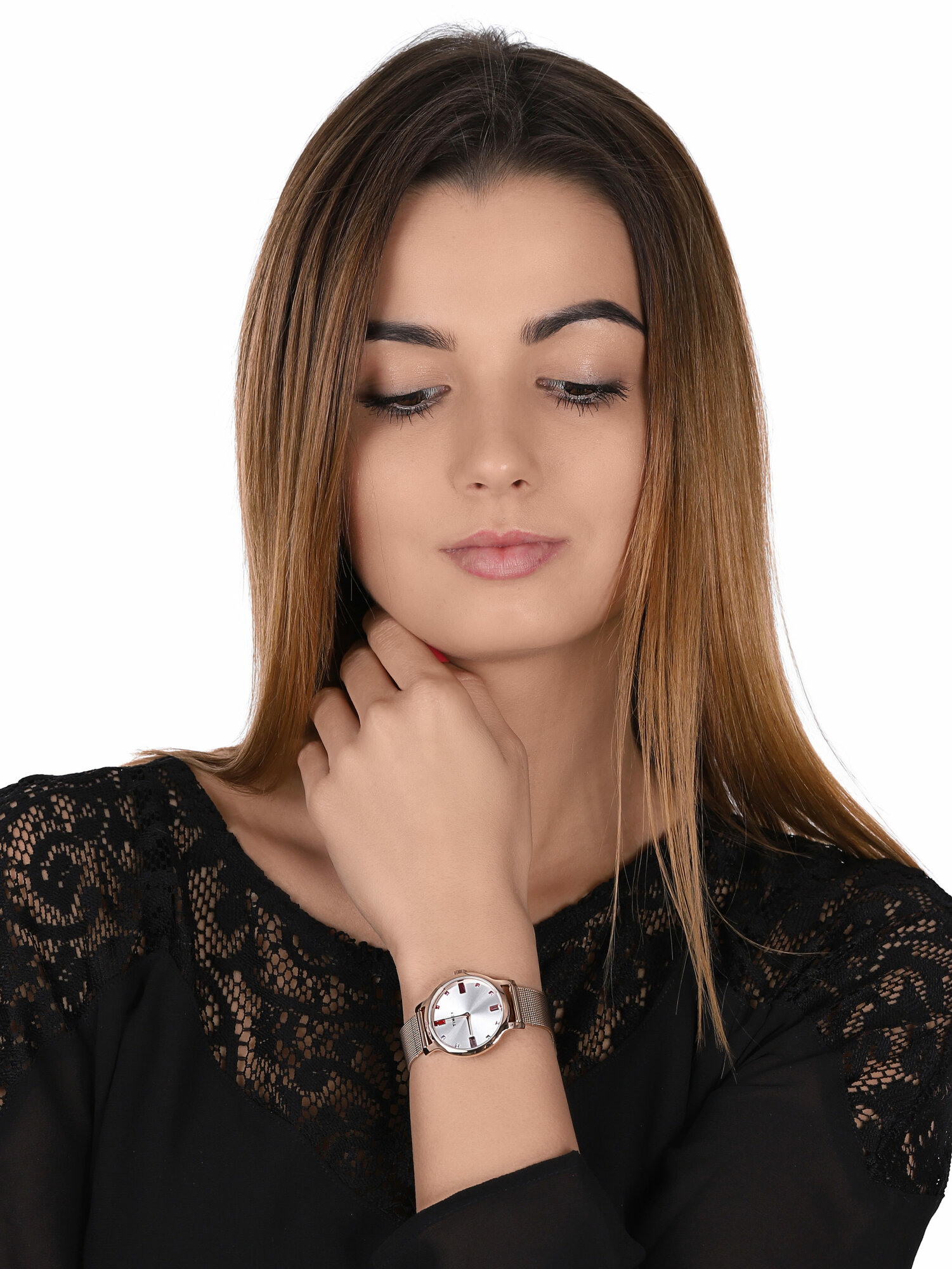 zegarek Timex TW2U87000 różowe złoto Transcend - miniatura 5