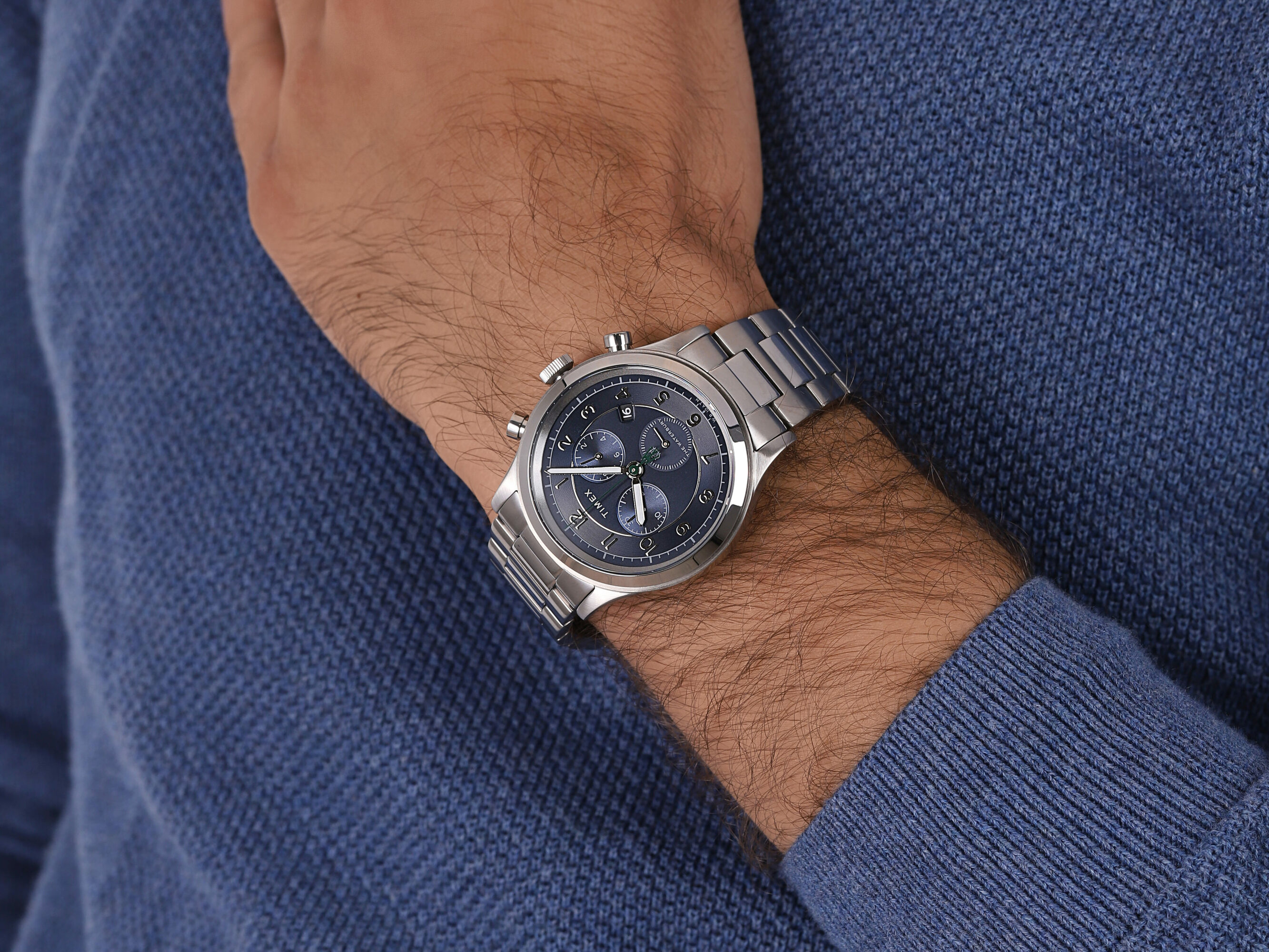 zegarek Timex TW2U90900 kwarcowy męski Waterbury Waterbury Traditional Chronograph - miniatura 4