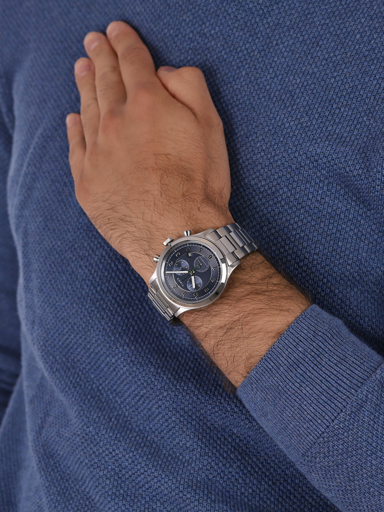 zegarek Timex TW2U90900 srebrny Waterbury - miniatura 3
