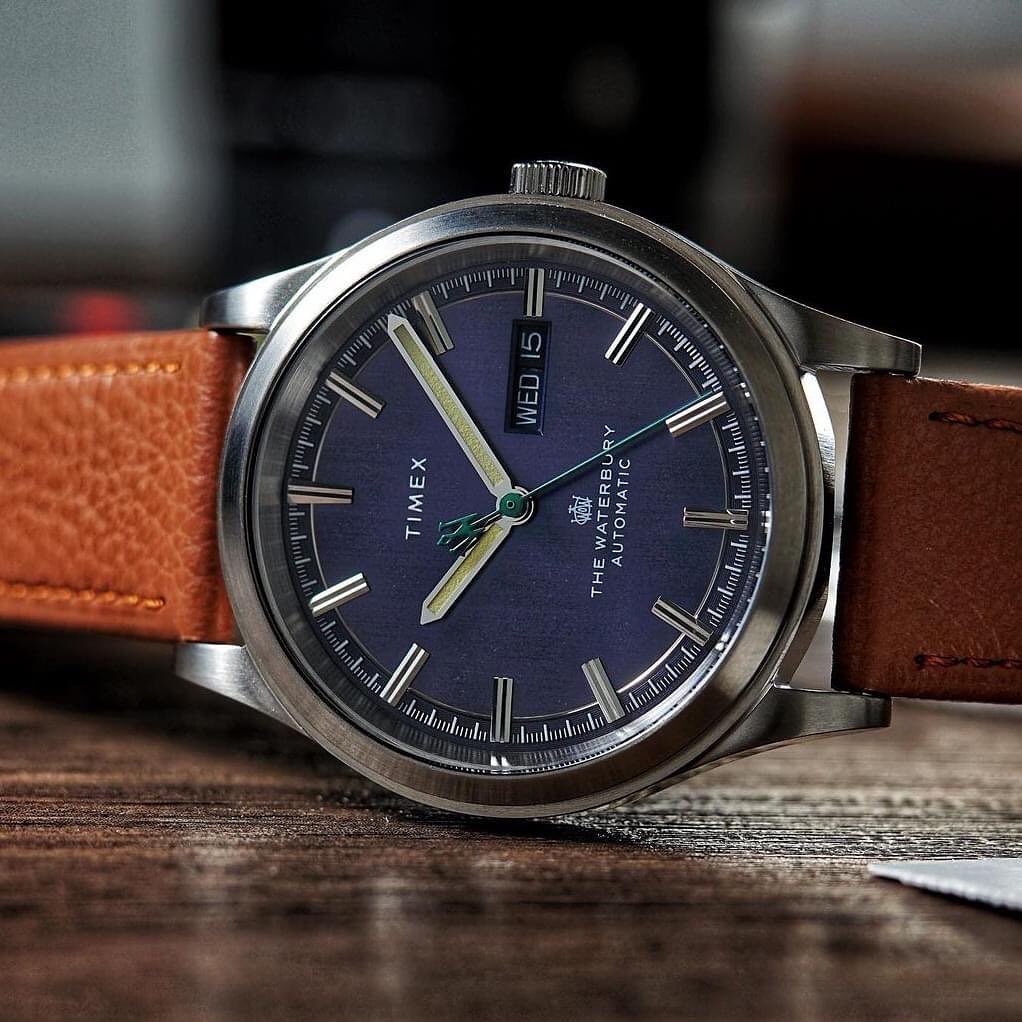 zegarek Timex TW2U91000 automatyczny męski Waterbury Waterbury Automatic - miniatura 7
