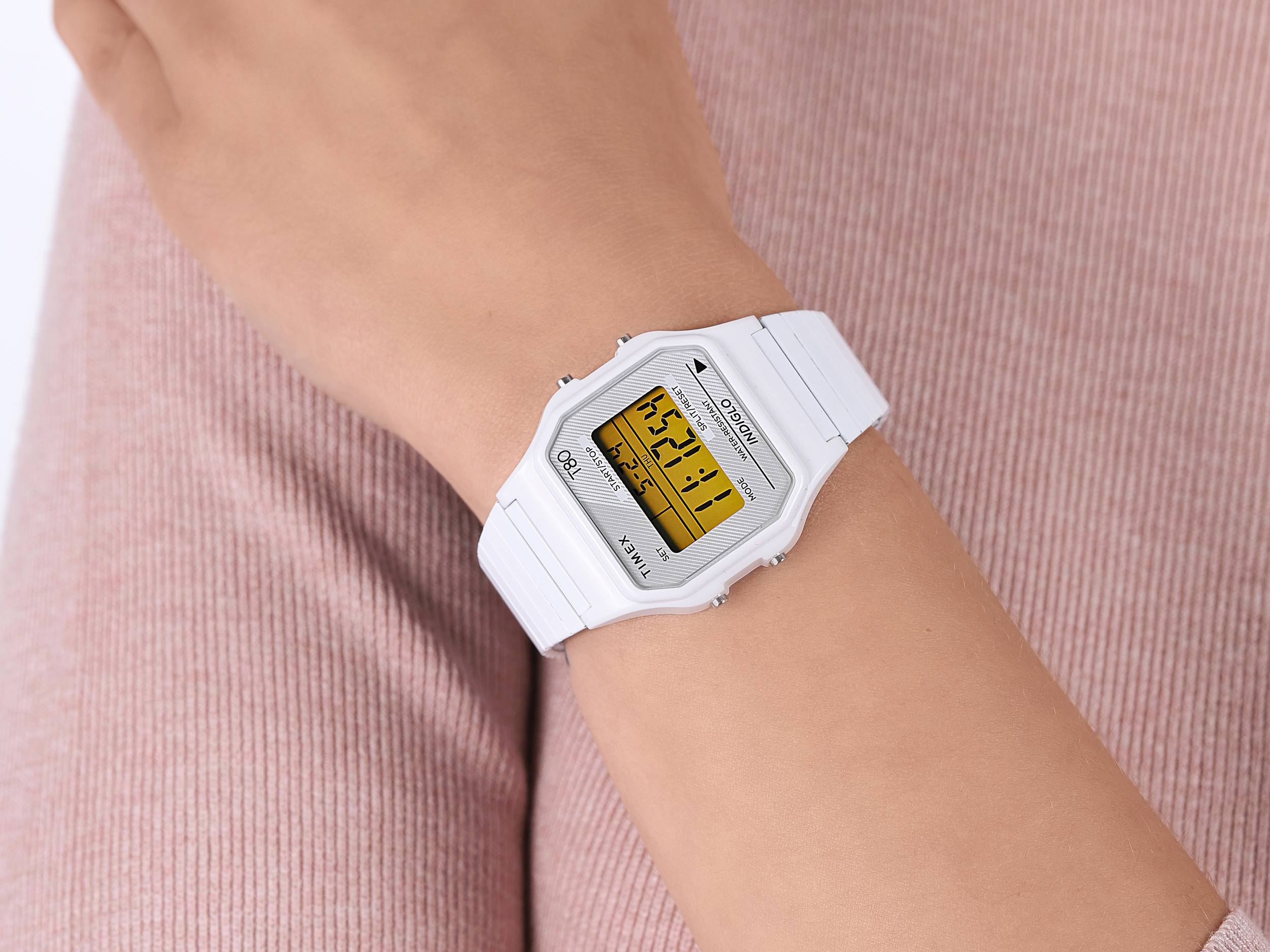 zegarek Timex TW2U93700 biały Lab Archive - miniatura 4