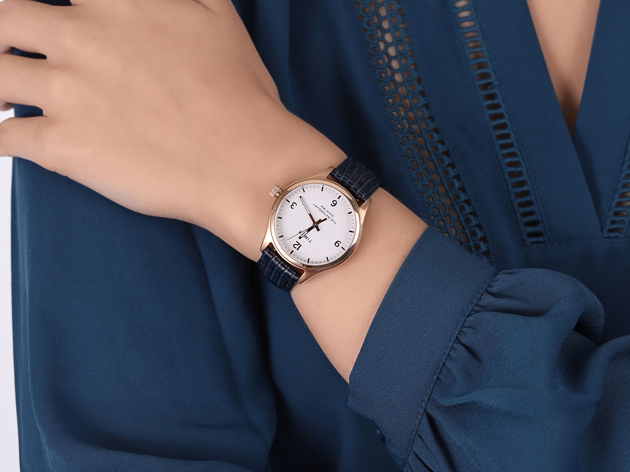 zegarek Timex TW2U97600 kwarcowy damski Waterbury Waterbury 34mm - miniatura 4