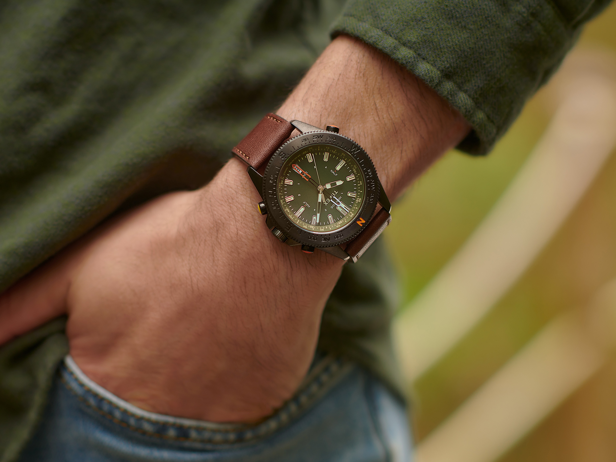 zegarek Timex TW2V04000 szary Expedition