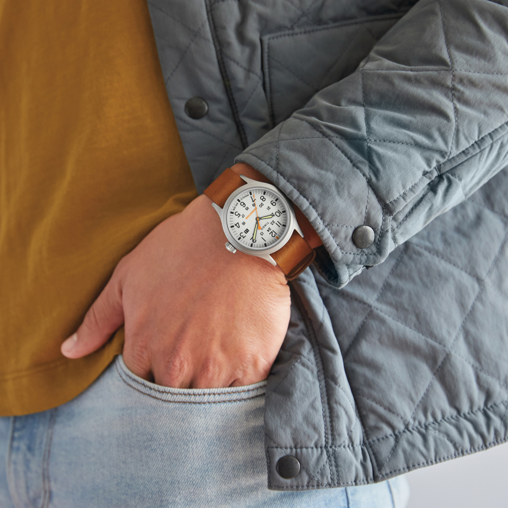 zegarek Timex TW2V07600 srebrny Expedition - miniatura 7