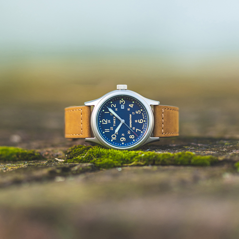 zegarek Timex TW2V22600 srebrny Field Steel - miniatura 7