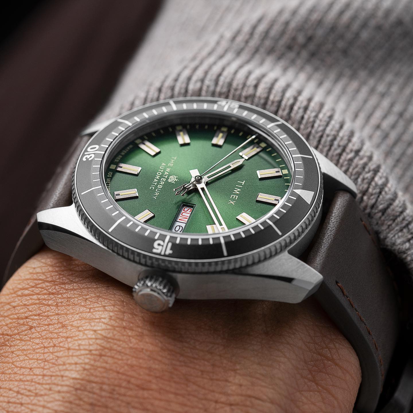 zegarek Timex TW2V24700 automatyczny męski Waterbury Waterbury - miniatura 6