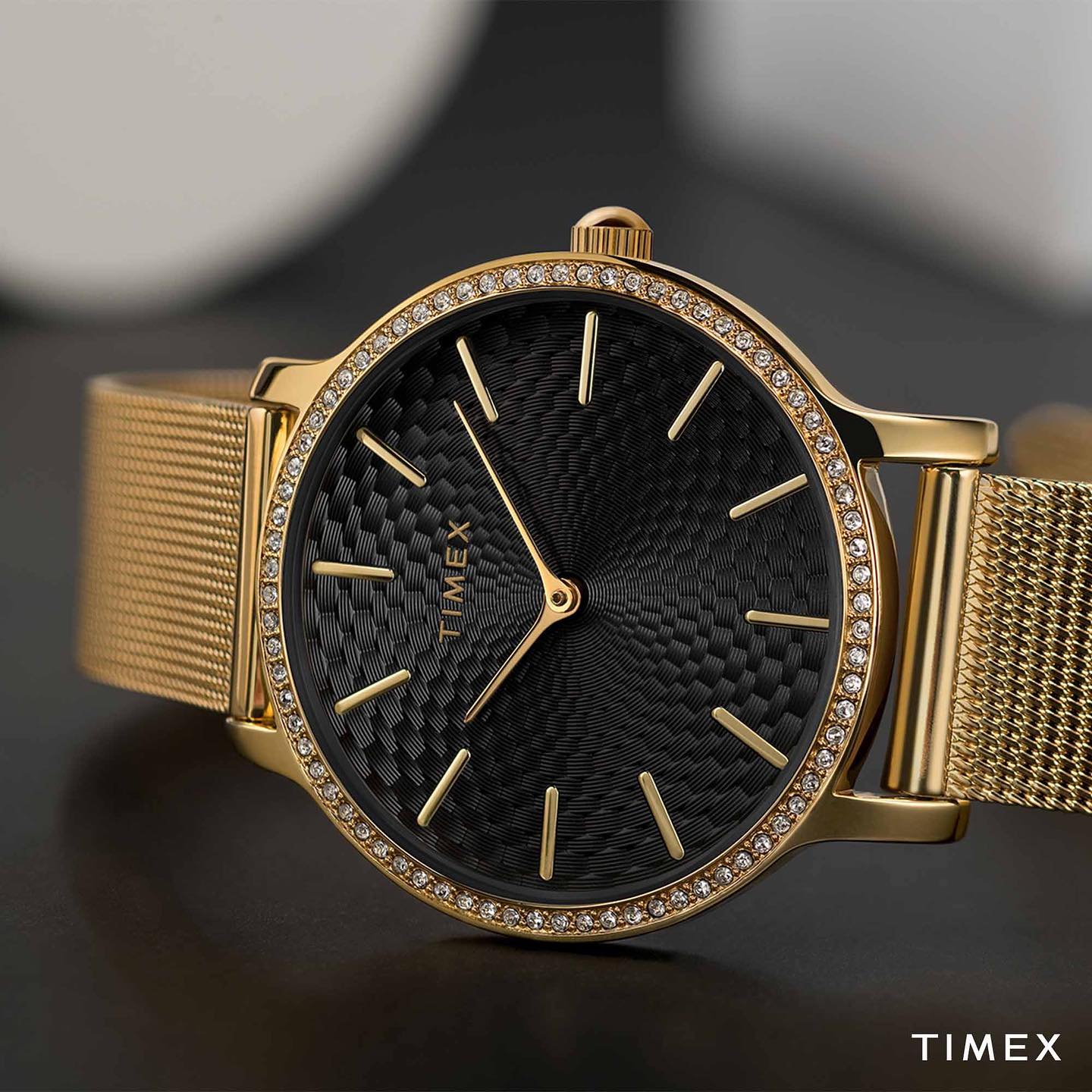 zegarek Timex TW2V52300 złoty Transcend - miniatura 7