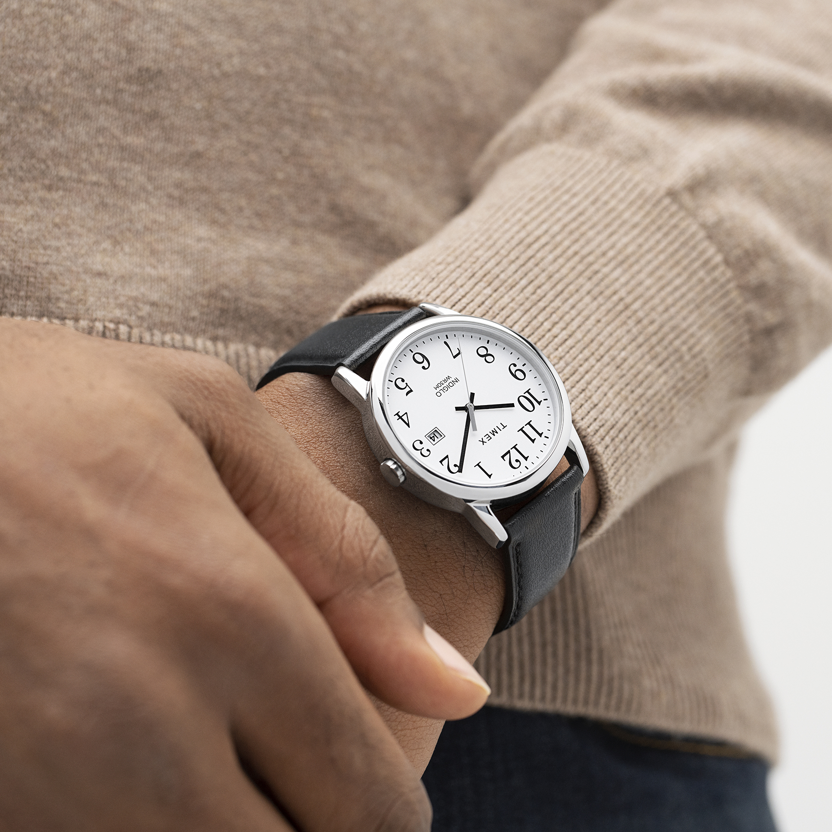 zegarek Timex TW2V68800 srebrny Easy Reader - miniatura 7