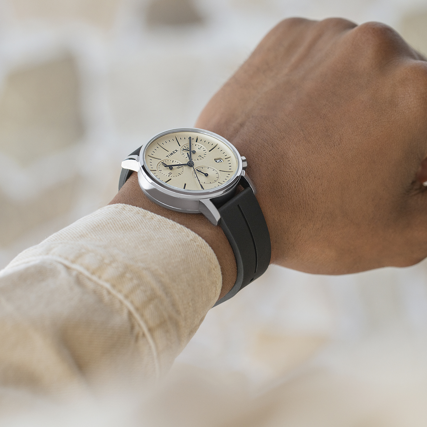 zegarek Timex TW2V70500 kwarcowy męski Midtown Midtown Chronograph - miniatura 6