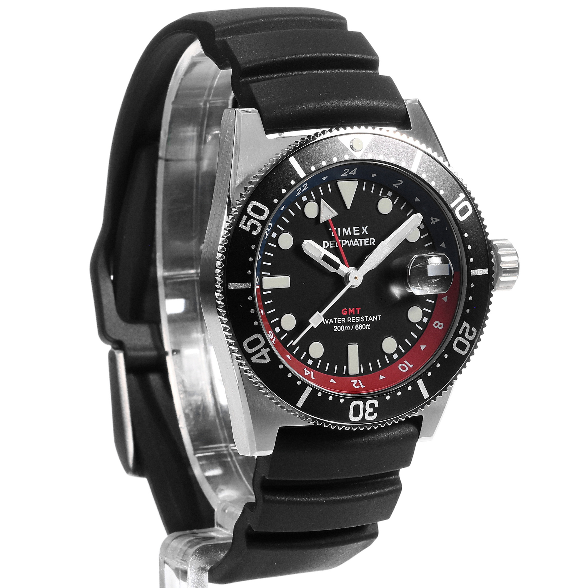 zegarek Timex TW2W75000 Deepwater Reef GMT 40mm Deepwater szafirowe - miniatura 11