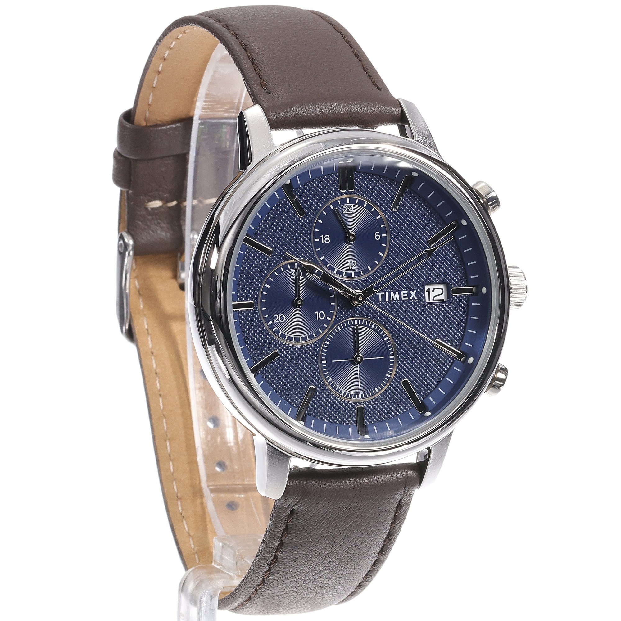 zegarek Timex TW2W76200 srebrny Chicago - miniatura 3