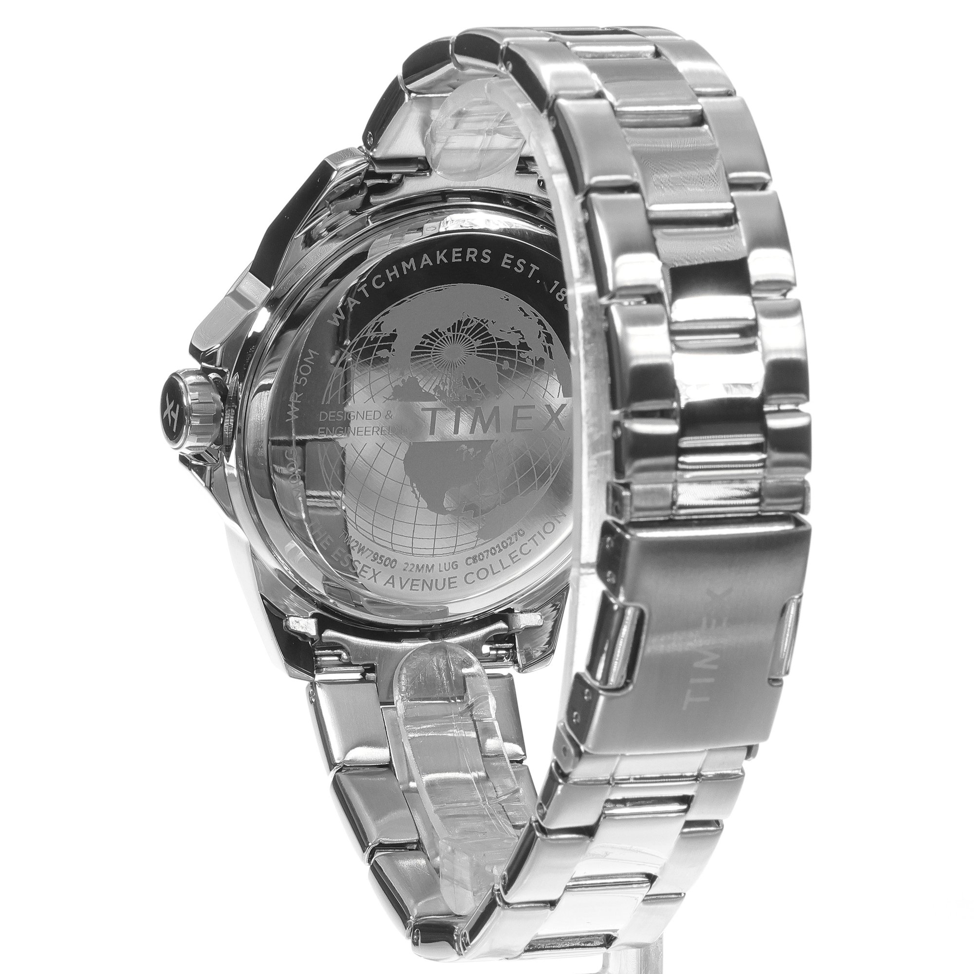 zegarek Timex TW2W79500 kwarcowy męski Essex Avenue Essex 46mm - miniatura 7