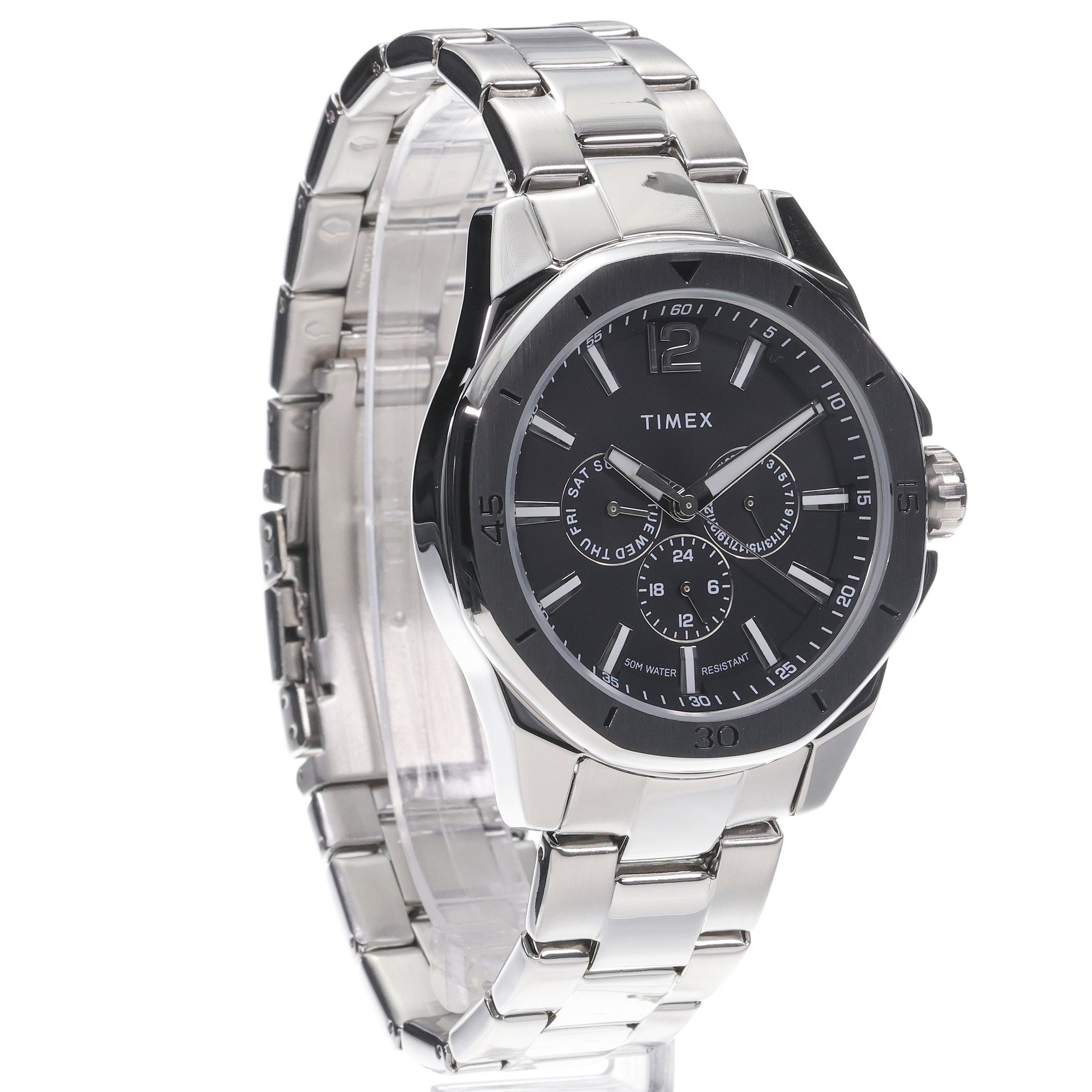 zegarek Timex TW2W79900 srebrny Essex Avenue - miniatura 3