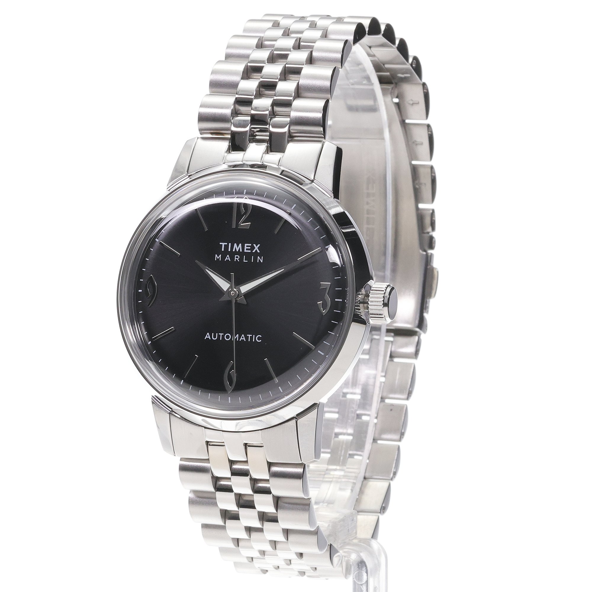 zegarek Timex TW2W93200 Marlin Automatic 40mm Stainless Steel Bracelet Marlin akrylowe - miniatura 2