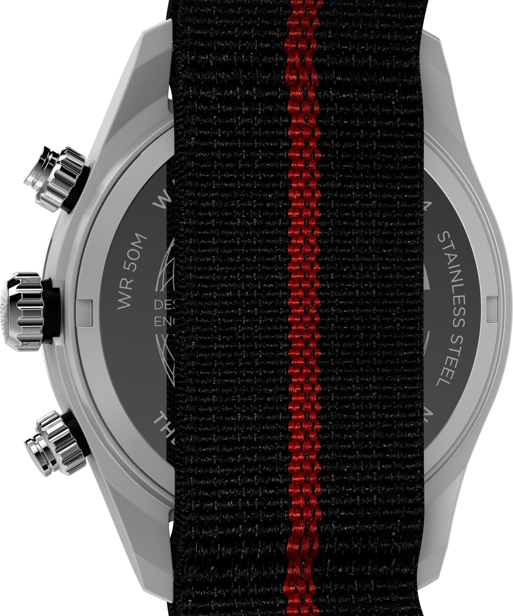 zegarek Timex TW2Y38900 Waterbury Heritage Chronograph 39mm Fabric Strap Watch - miniatura 10