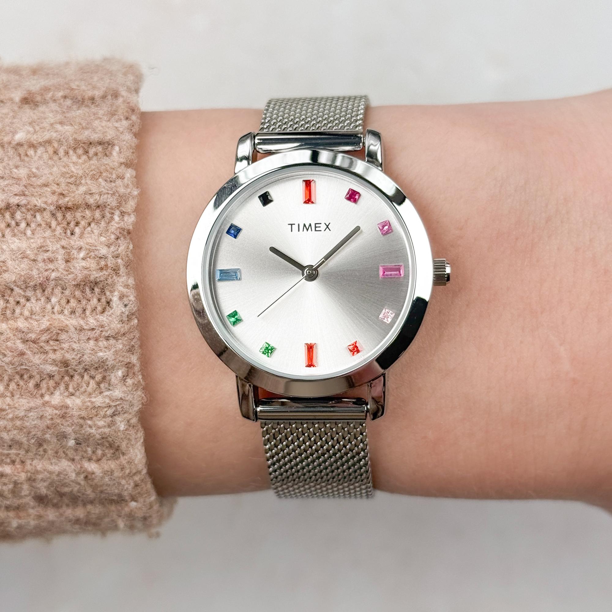zegarek Timex TW2Y48600 srebrny Main Street - miniatura 7