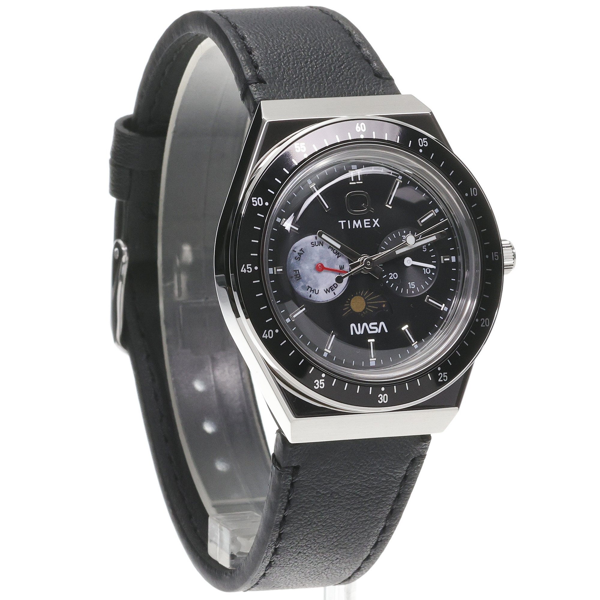 zegarek Timex TW2Y56800 Q Timex NASA 40mm Q Timex akrylowe - miniatura 3