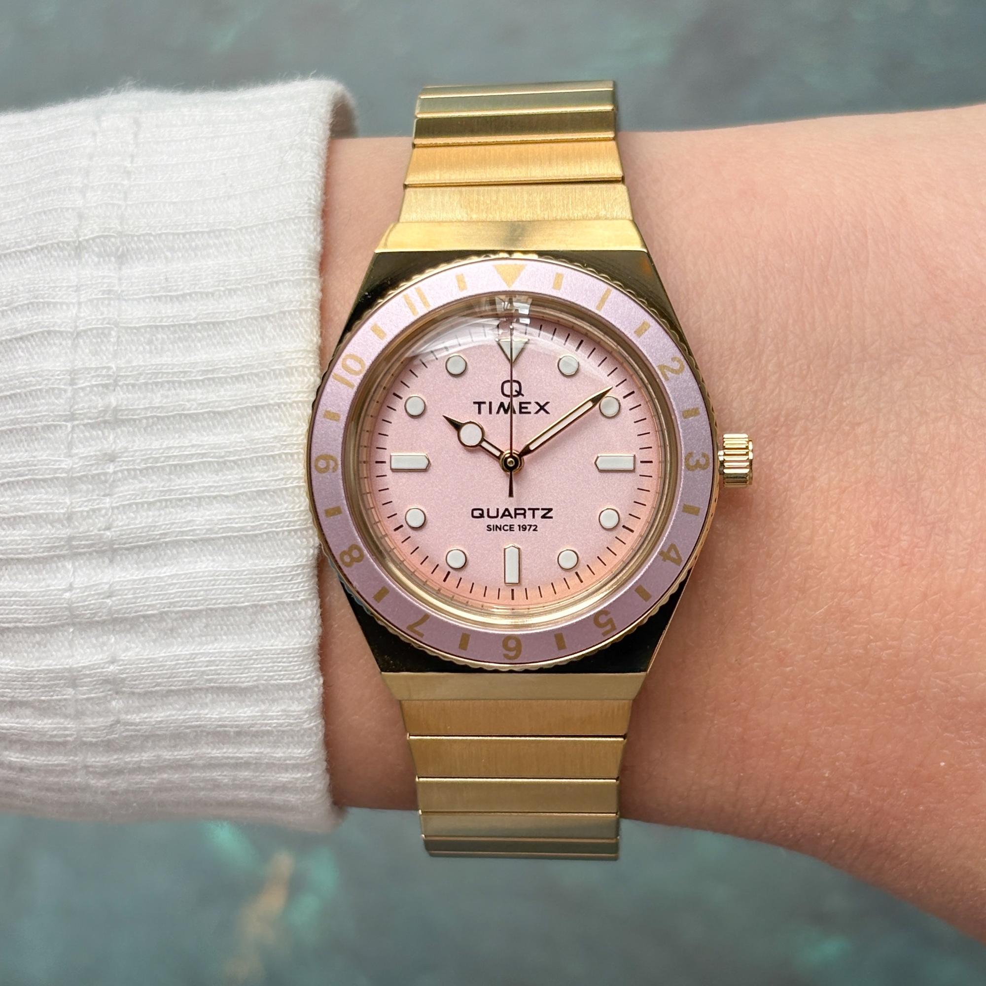 zegarek Timex TW2Y57400 złoty Q Timex - miniatura 11