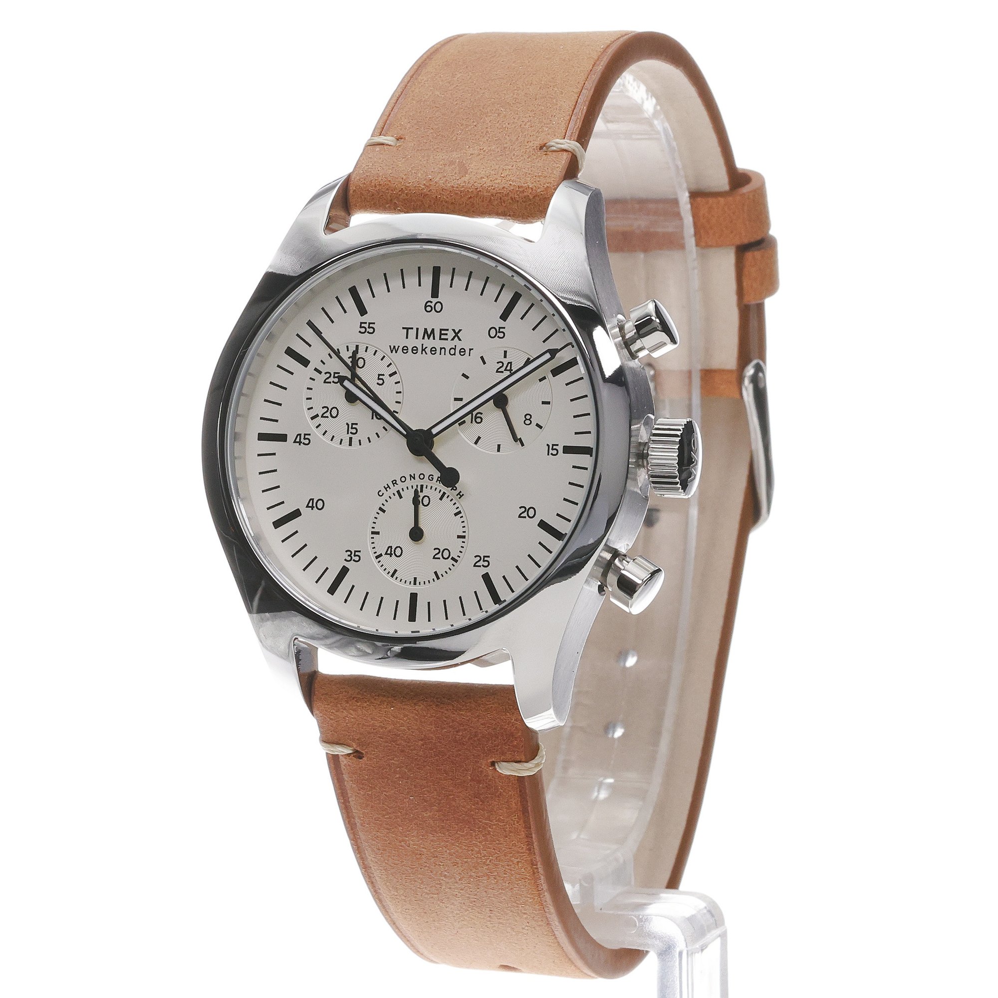 zegarek Timex TW2Y85000 Weekender New England Chronograph 40mmd Weekender mineralne - miniatura 2
