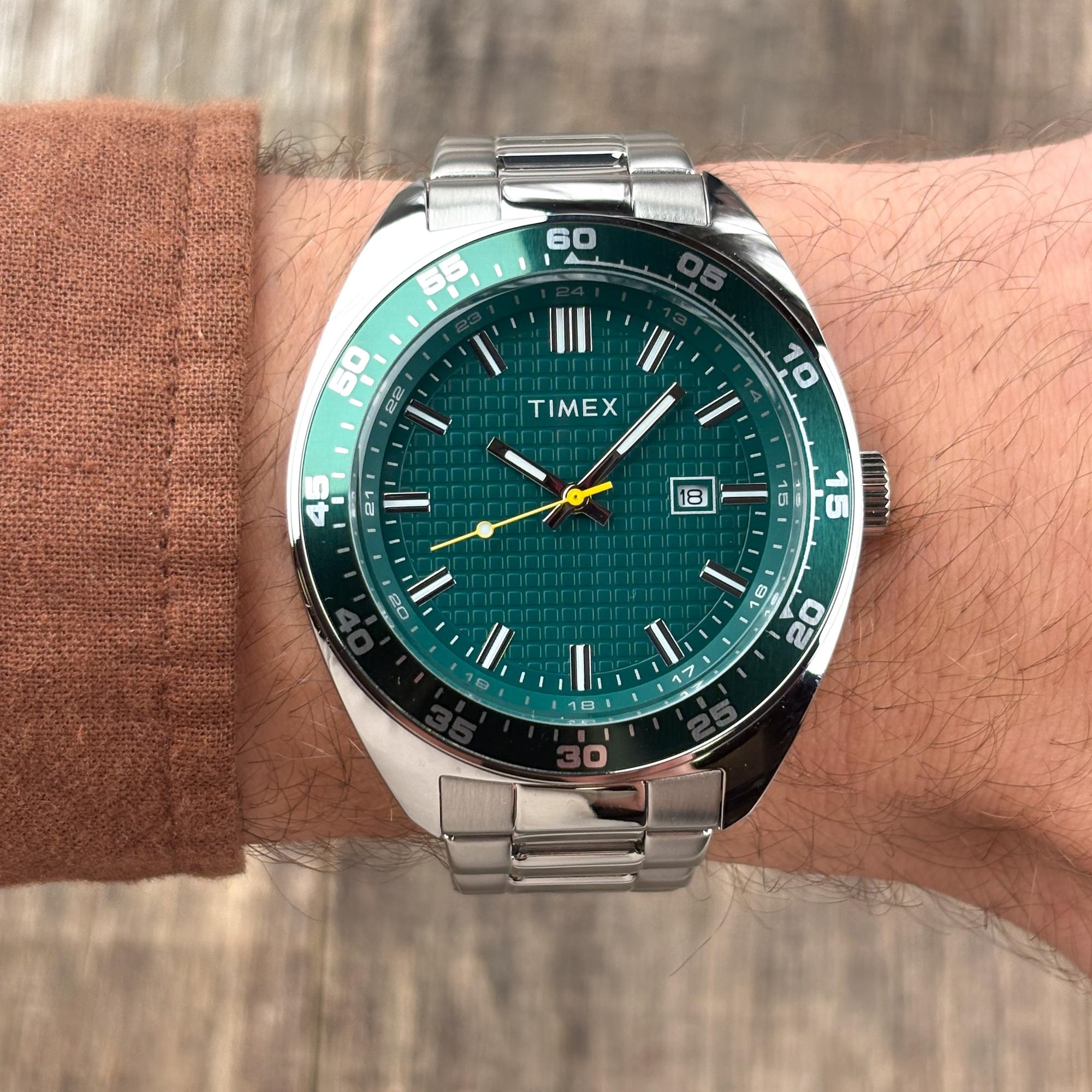 zegarek Timex TW2Y89000 Weston 45mm Trend mineralne - miniatura 11