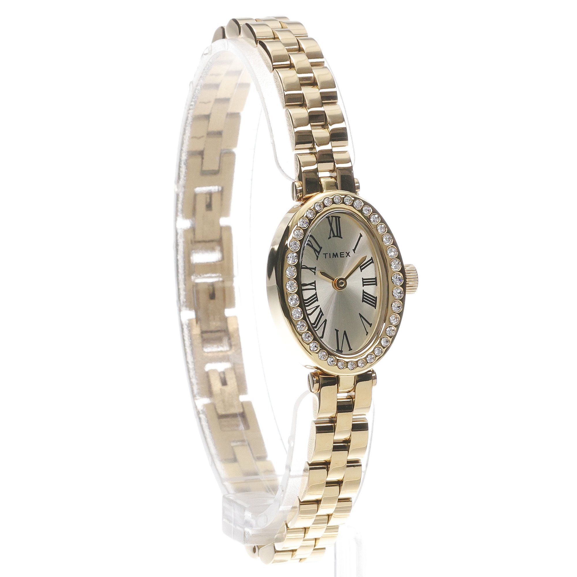 zegarek Timex TW2Y90100 złoty Cavatina - miniatura 3
