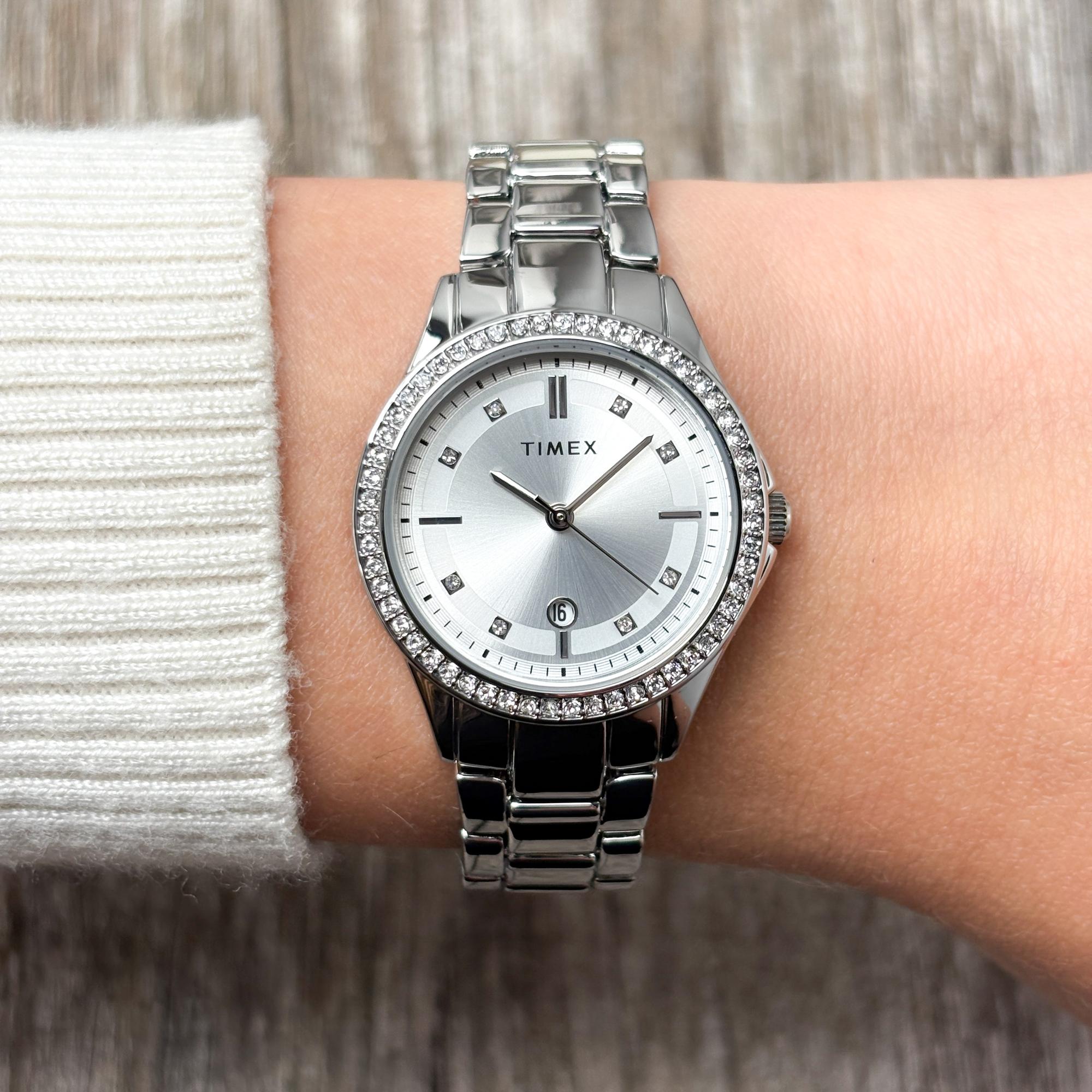 zegarek Timex TW6A04500 srebrny Trend - miniatura 10