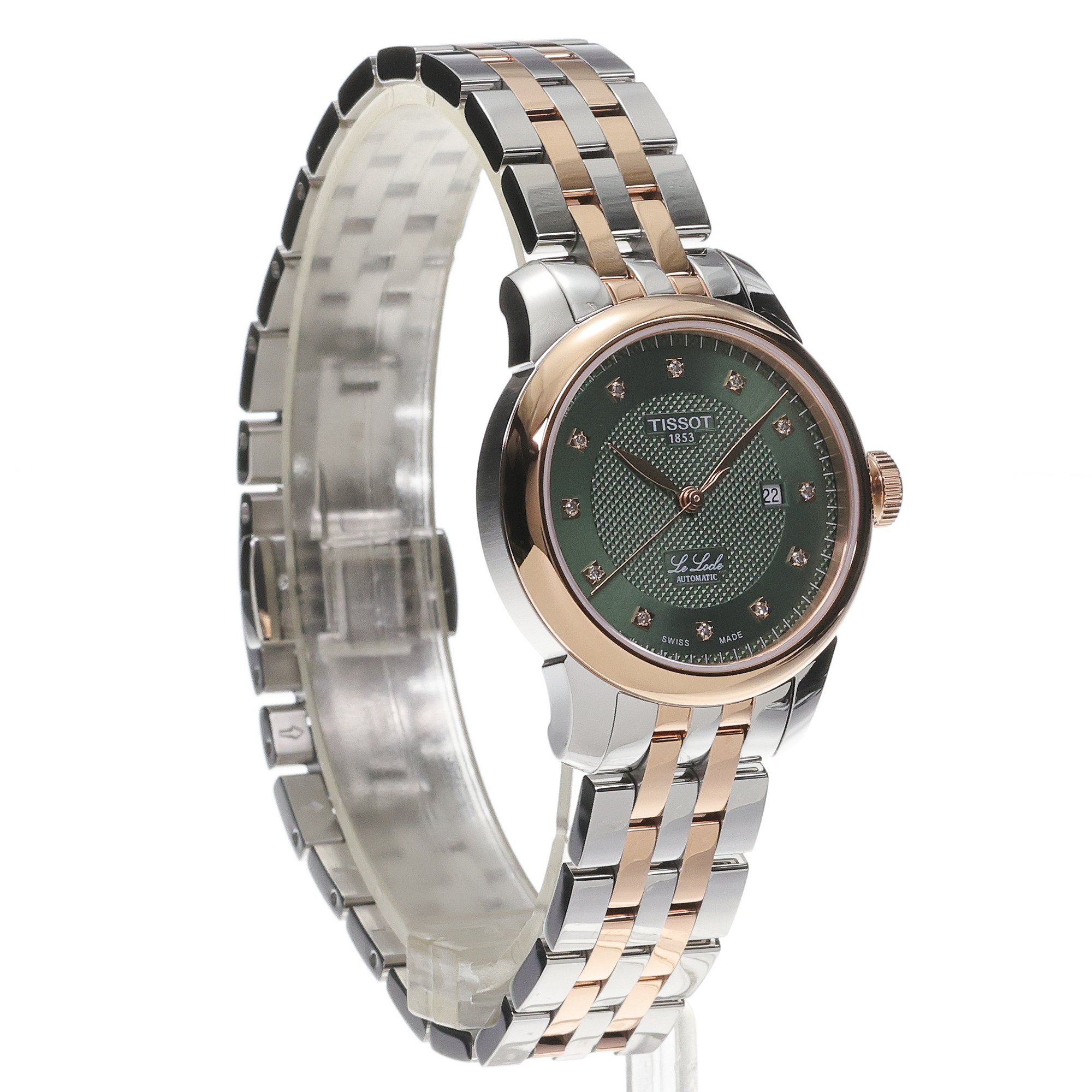 zegarek Tissot T0062072209600 automatyczny damski Le Locle Le Locle 29mm - miniatura 3