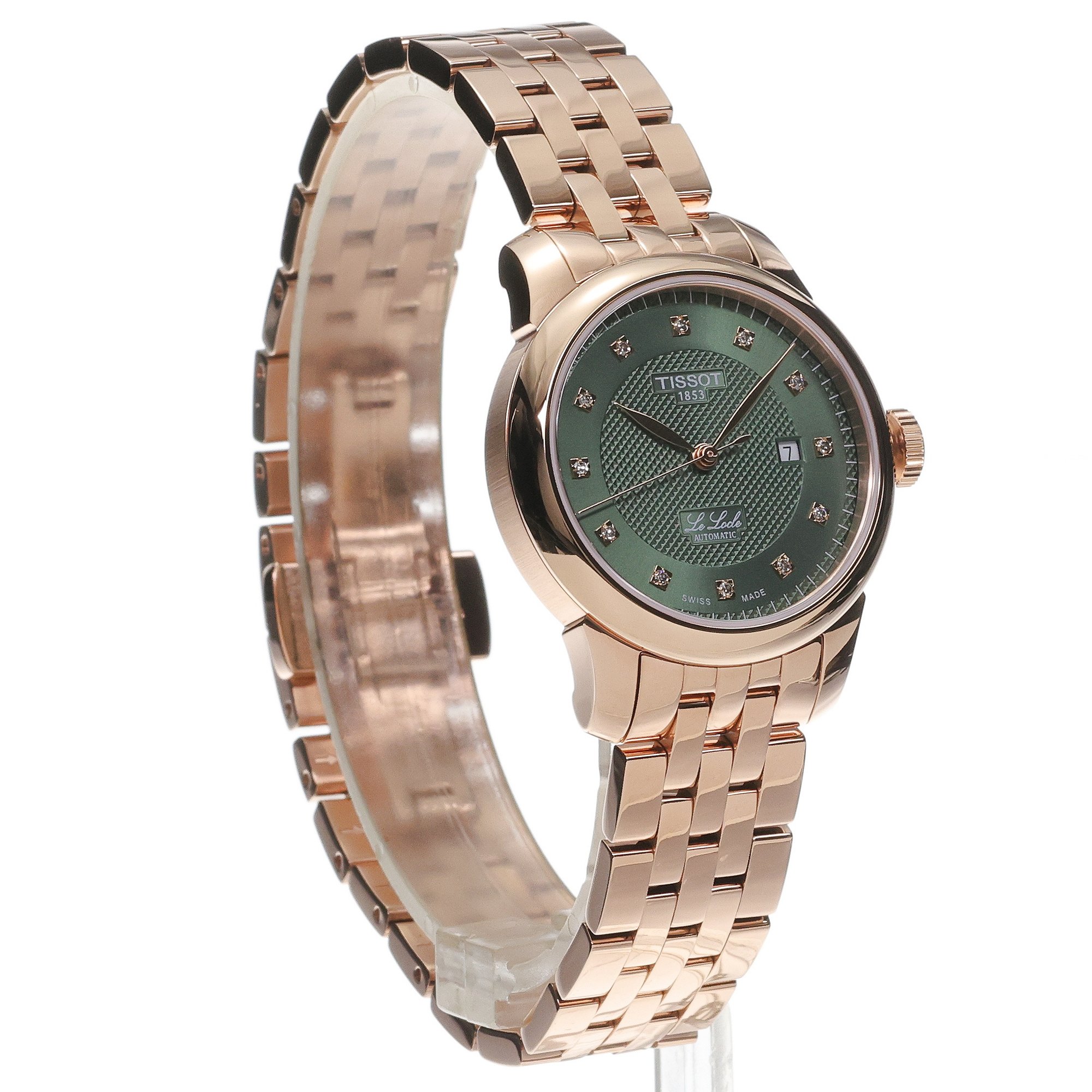 zegarek Tissot T0062073309600 automatyczny damski Le Locle Le Locle 29mm - miniatura 3