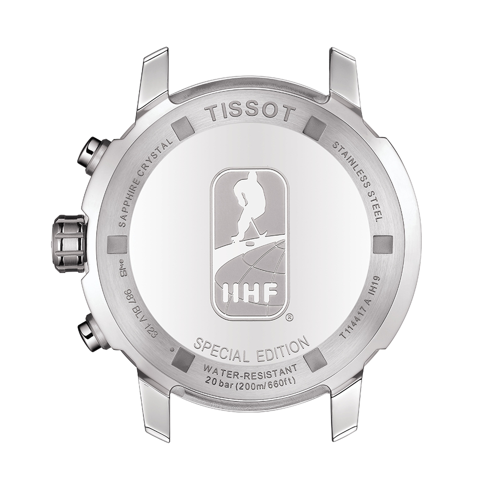 zegarek Tissot T114.417.17.037.01 męski z tachometr PRC 200 - miniatura 2