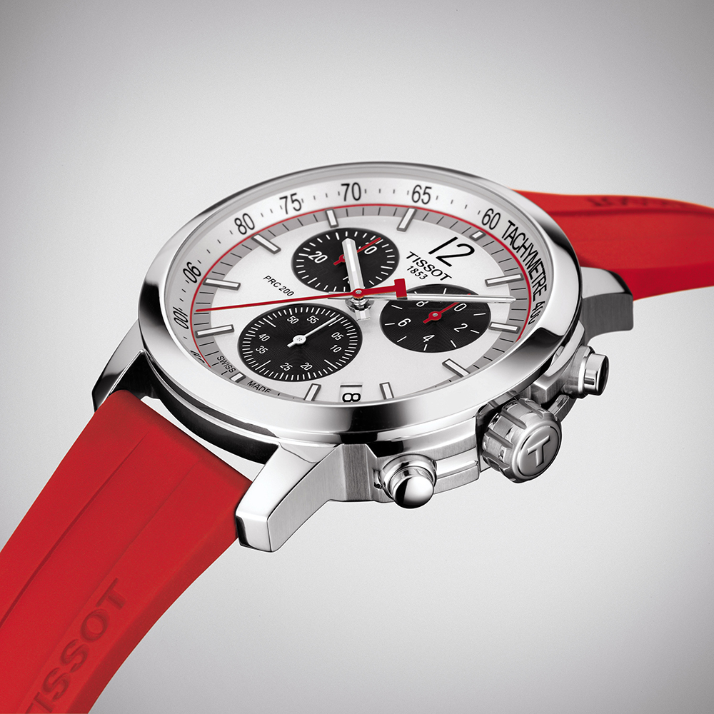 zegarek Tissot T114.417.17.037.01 srebrny PRC 200 - miniatura 4