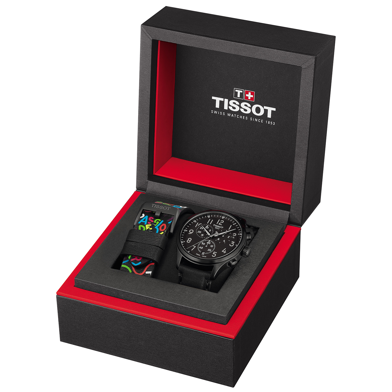 zegarek Tissot T1166173605204 czarny Chrono XL - miniatura 9